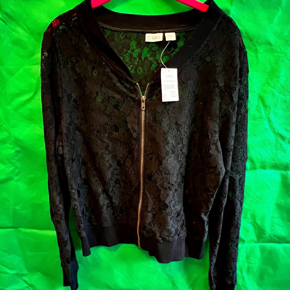 CATO Lace Jacket XL Black